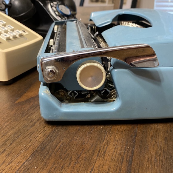 Webster, XL – 500 blue typewriter with white keys 1976 - Picture 5 of 6